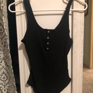 Shinestar Fully Black Bodysuit